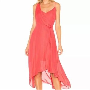 PARKER SILK ASYMMETRIC DRESS SIZE 4 NWOT